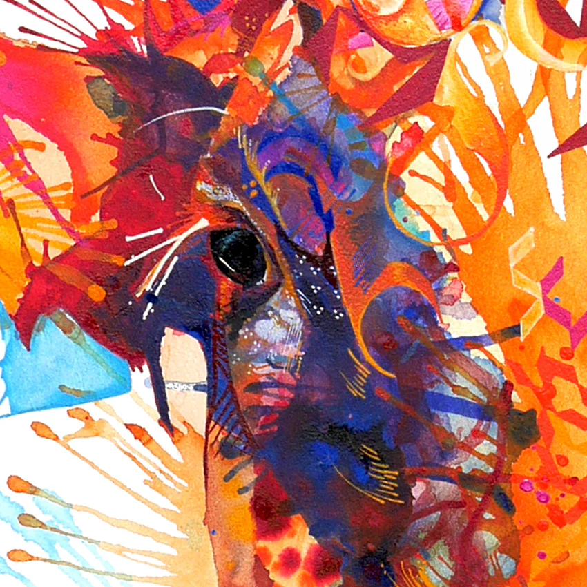 Agnes - Original Cow Painting - Image 3