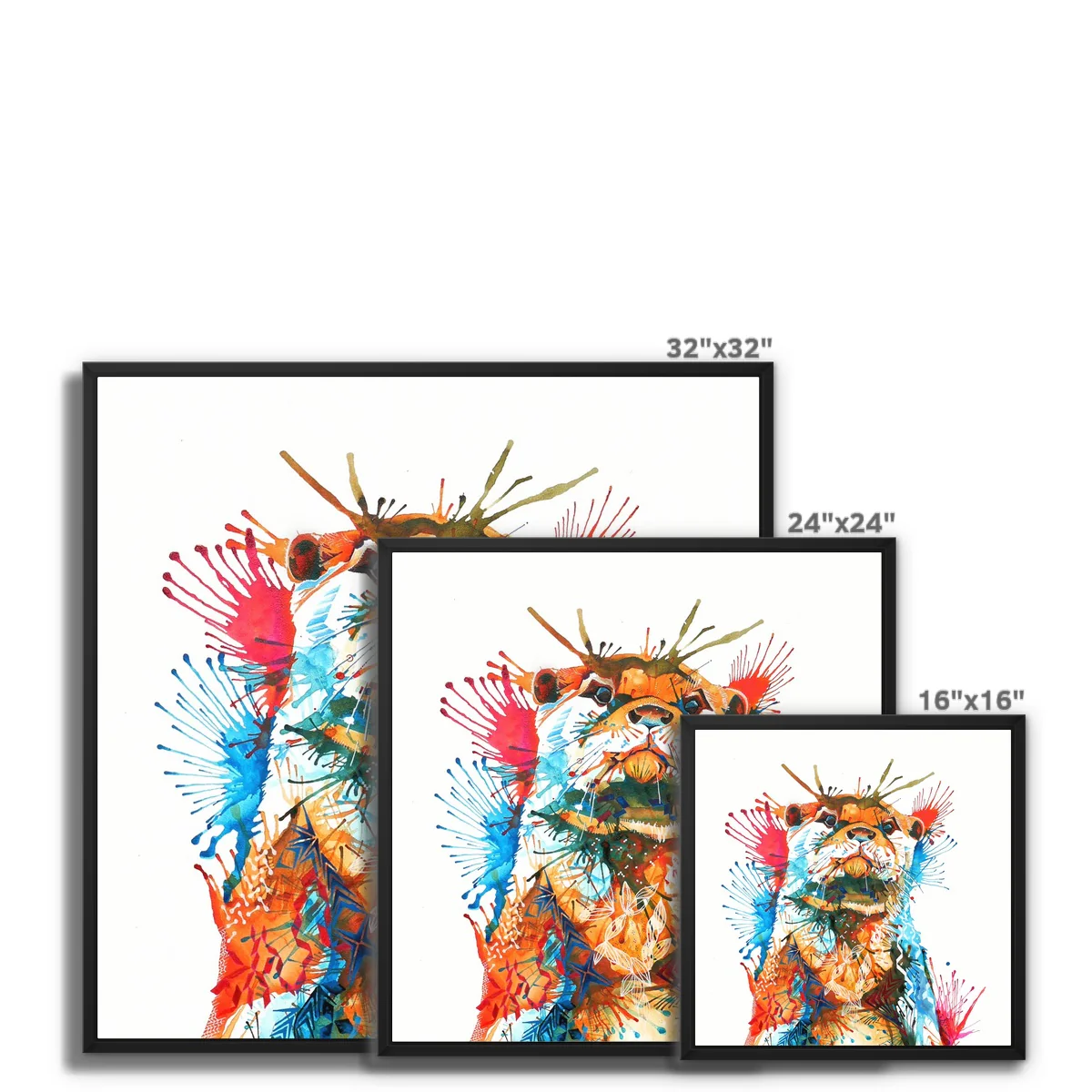 Beatrix Otter Framed Canvas - Image 2