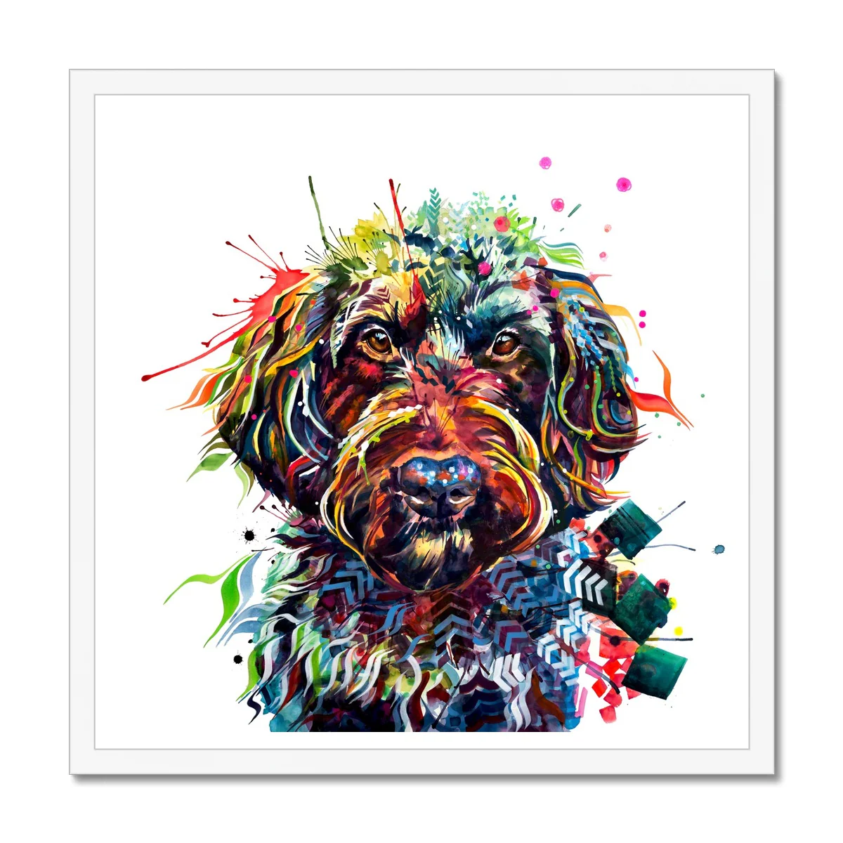 Ben the Labradoodle Framed Print - Image 2