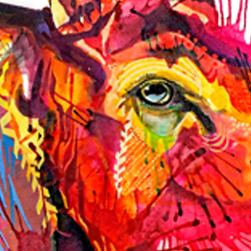 Benedict - Original Stag Painting - Image 2