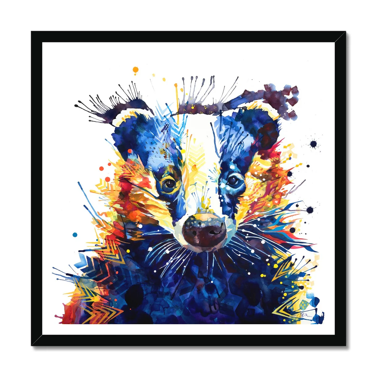 Billy Badger Framed Print