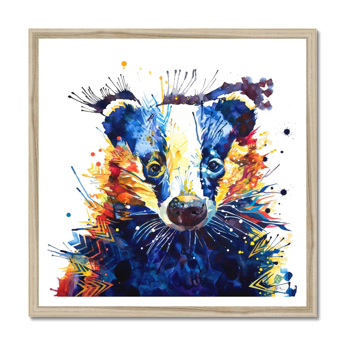 Billy Badger Framed Print - Image 3