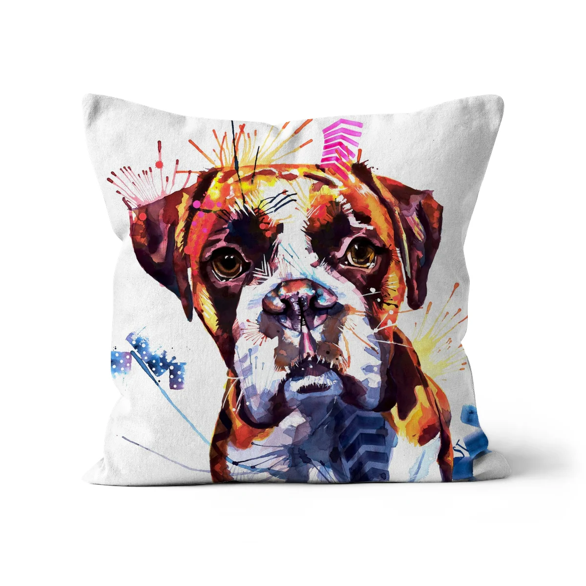 Loki the Boxer Cushion