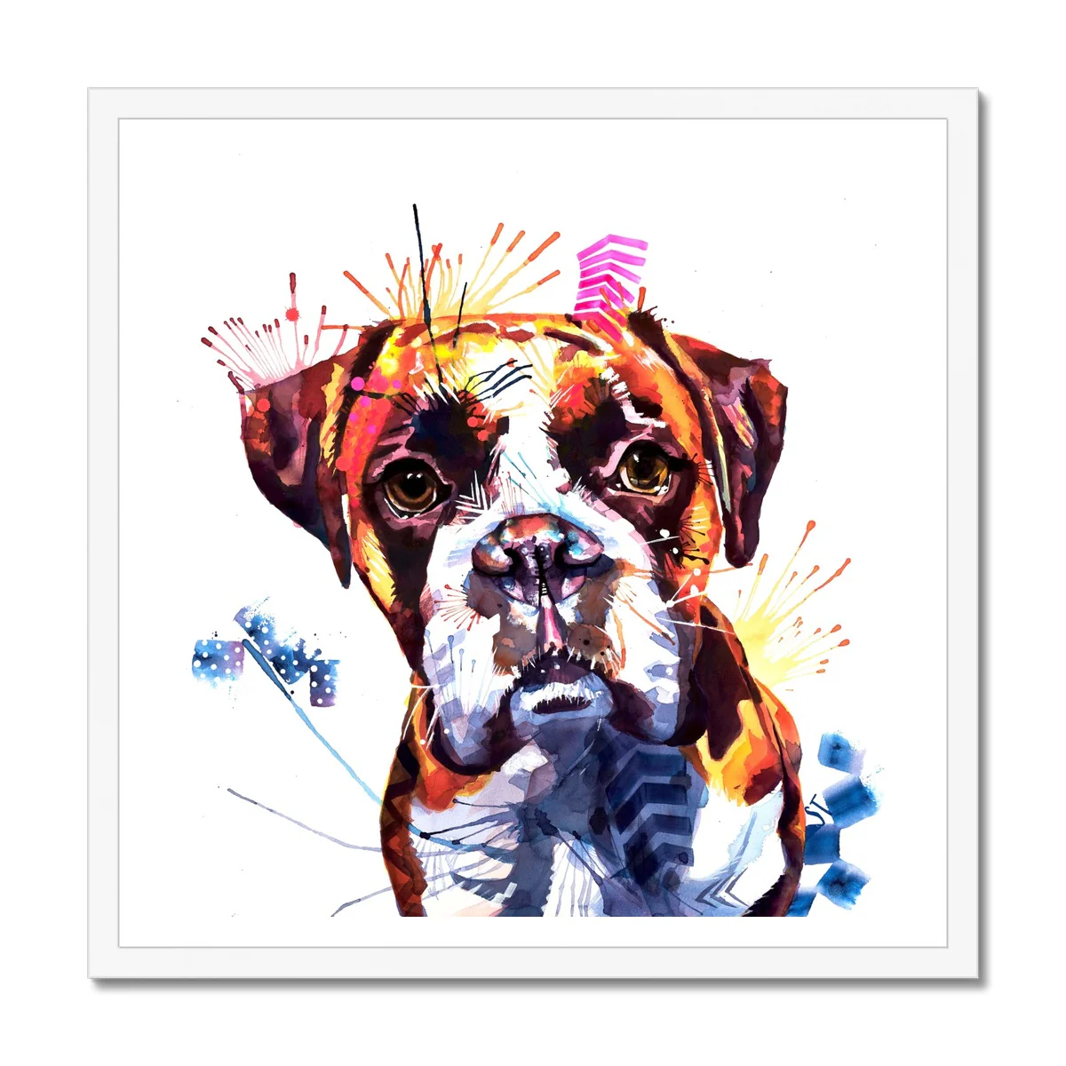 Loki the Boxer Framed Print - Image 2