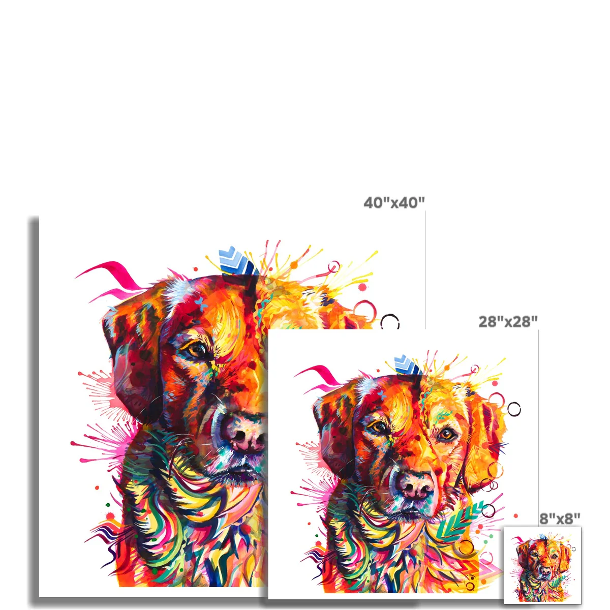 Brodie the Labrador Fine Art Print - Image 3