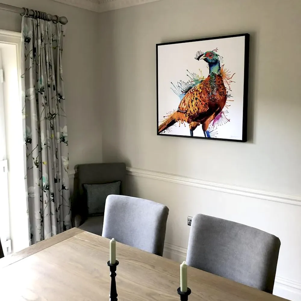 Burberry the Pheasant - Framed Canvas - Image 3