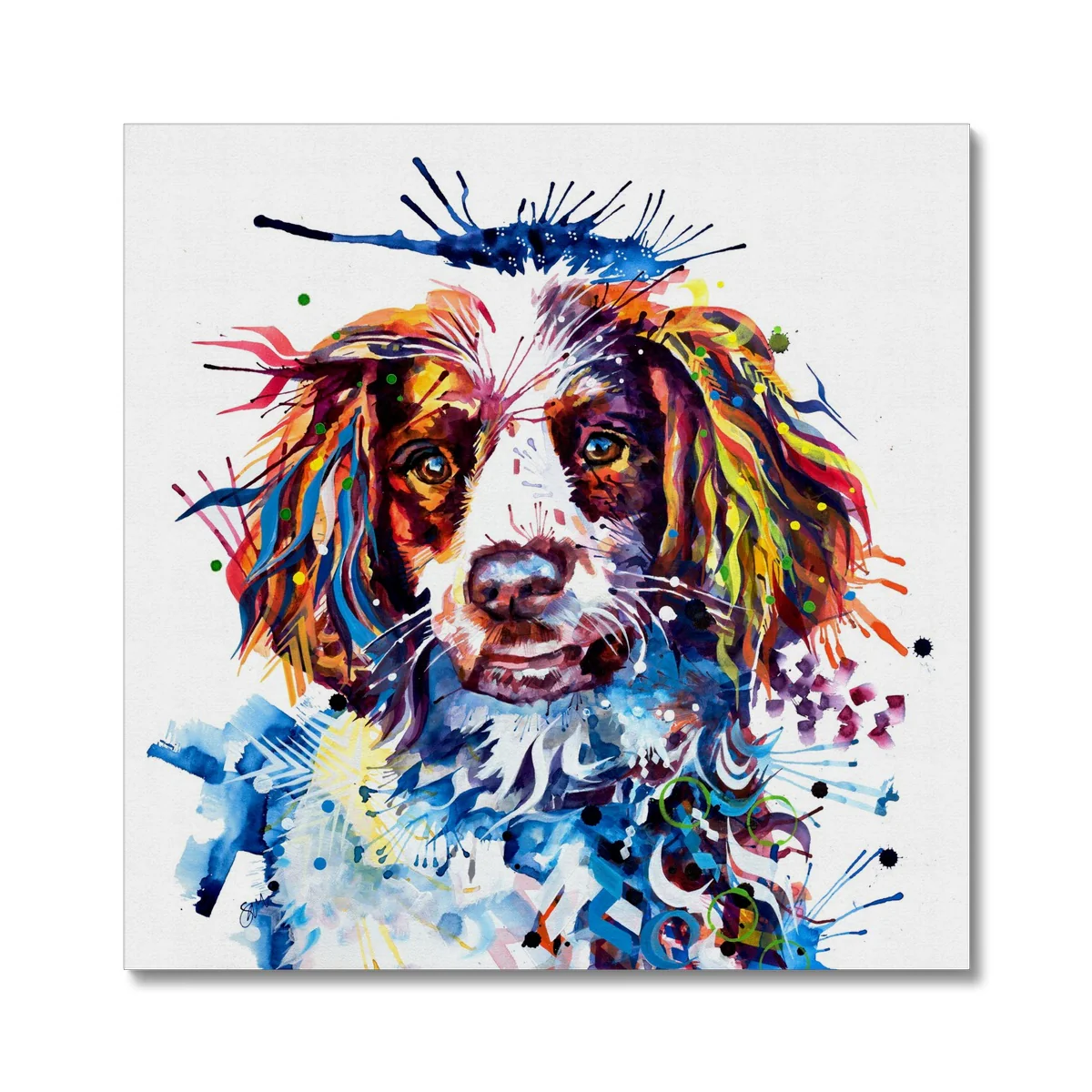 Buster the Springer Canvas