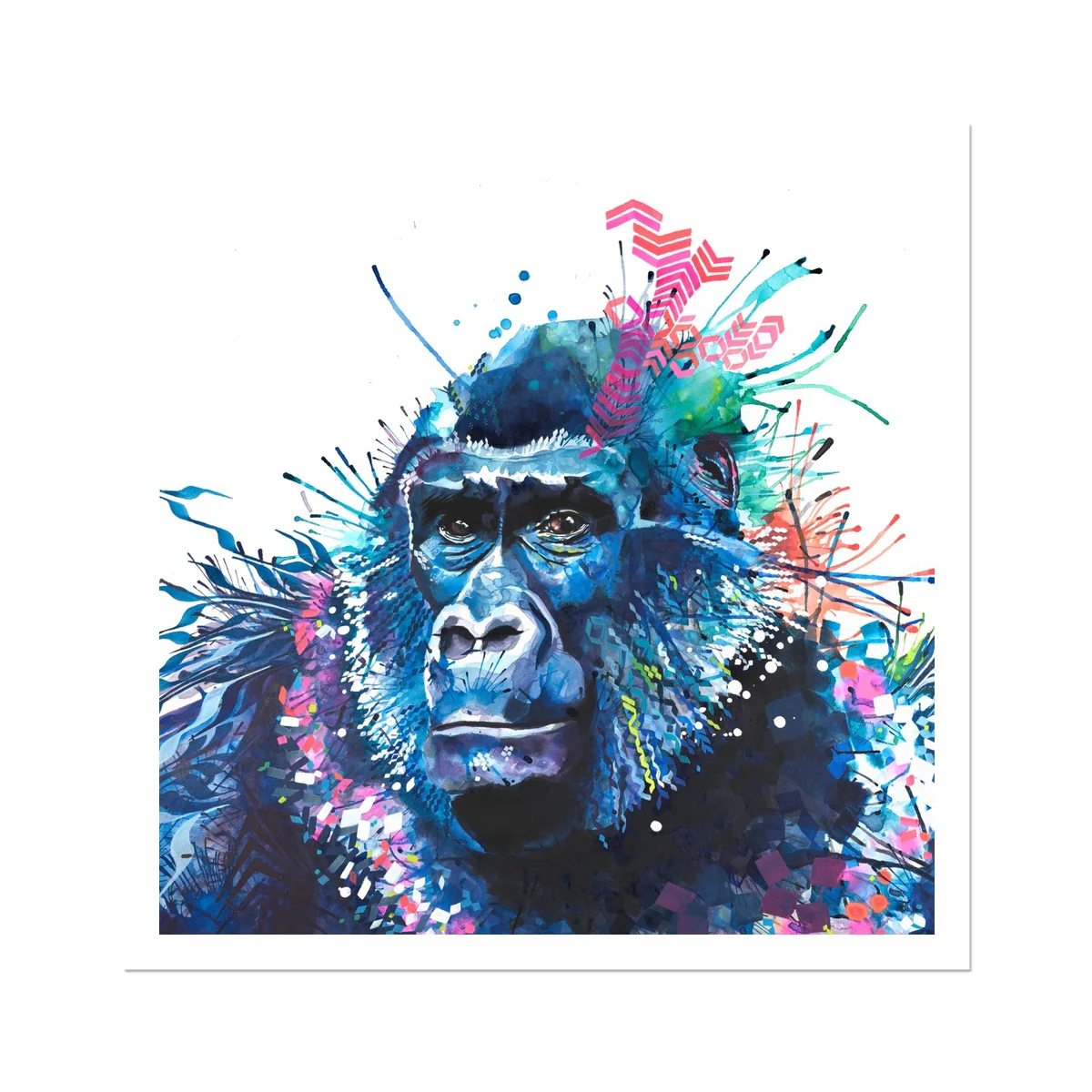 Cecile the Gorilla Fine Art Print