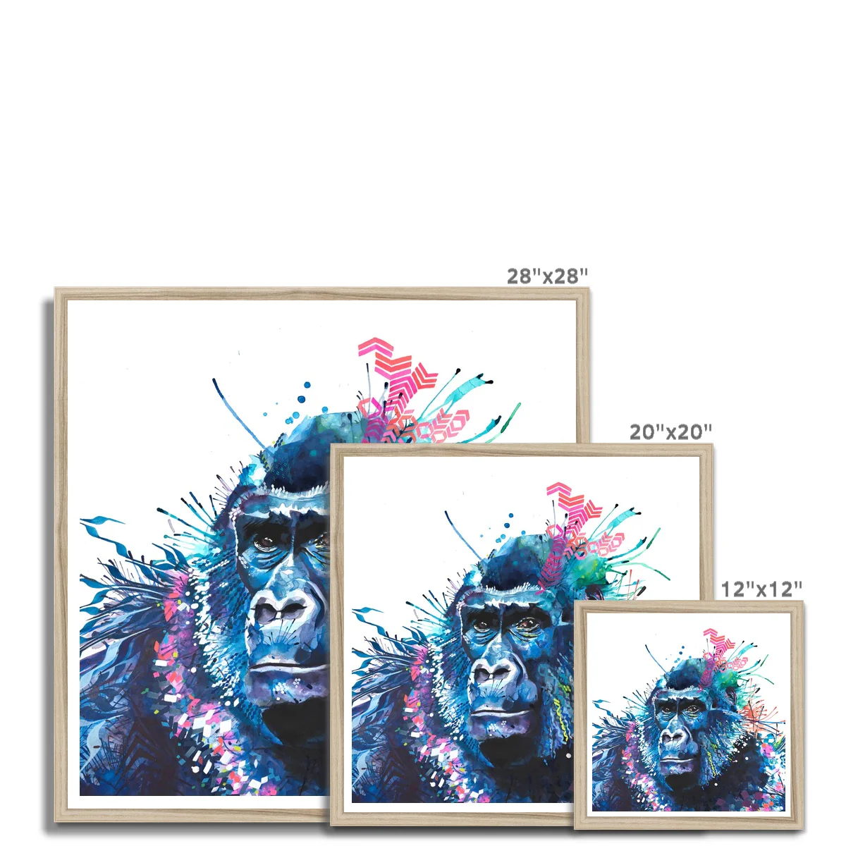 Cecile the Gorilla Framed Print - Image 11