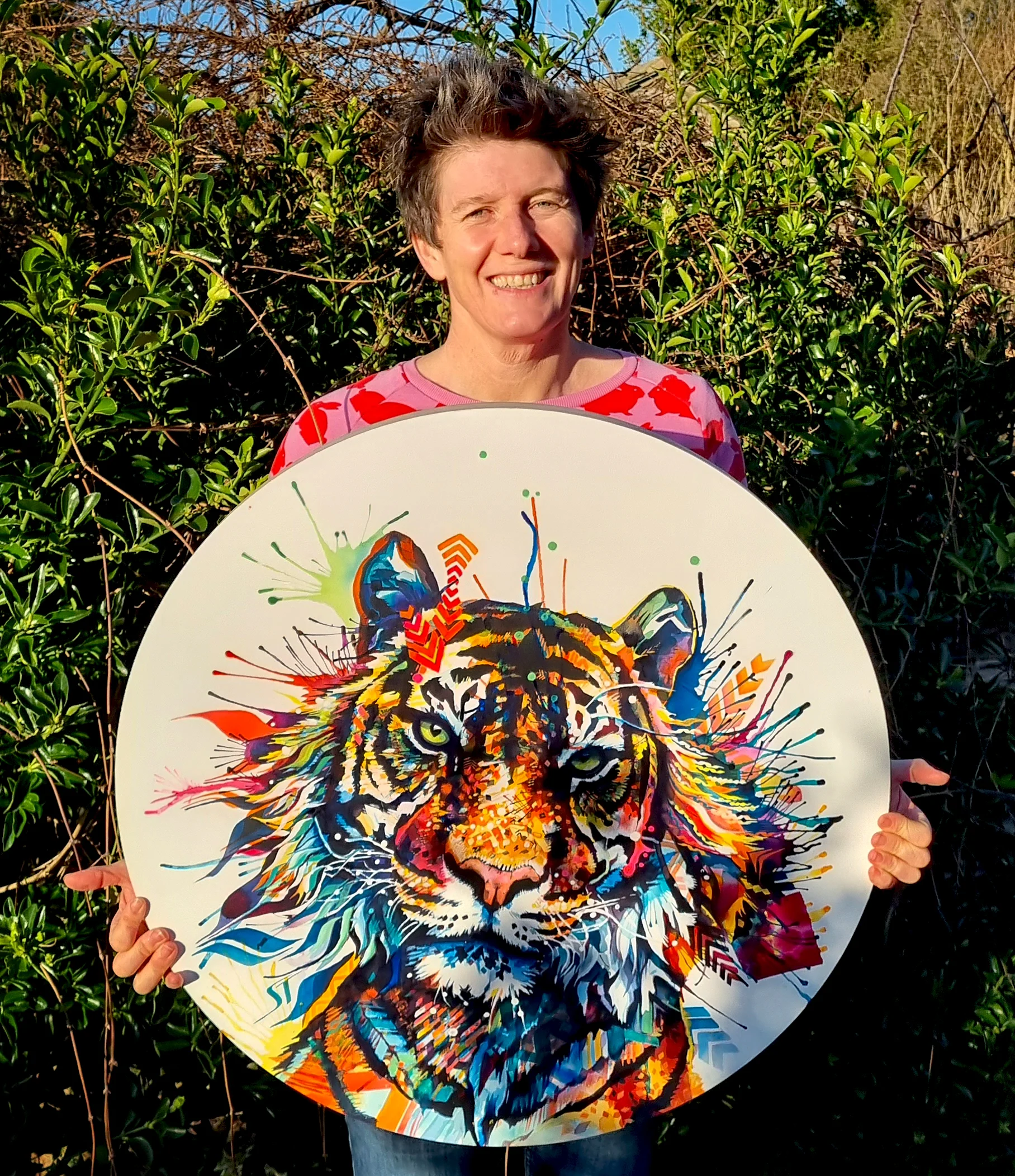 Clifford the Tiger Original Painting - Image 3