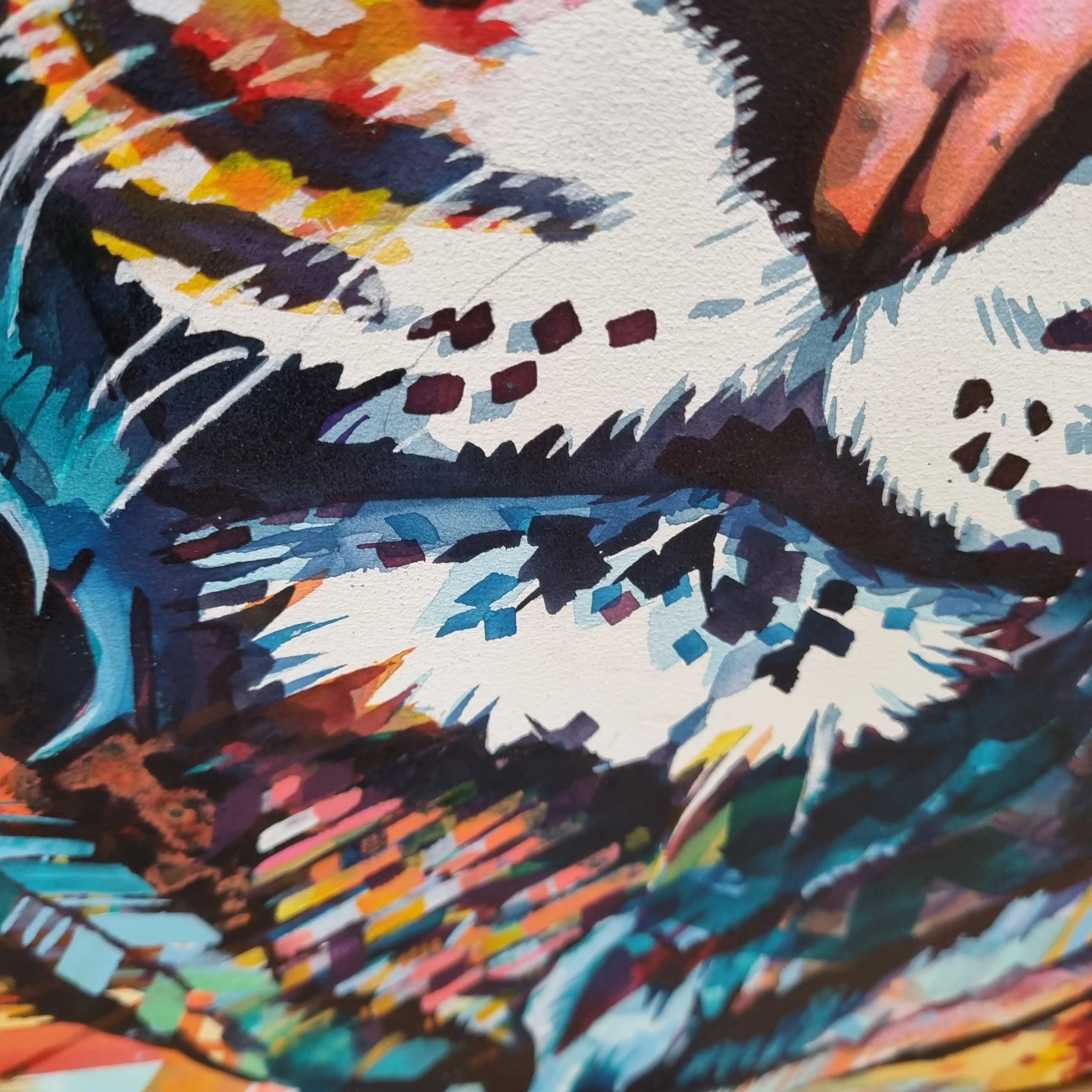 Clifford the Tiger Original Painting - Image 4