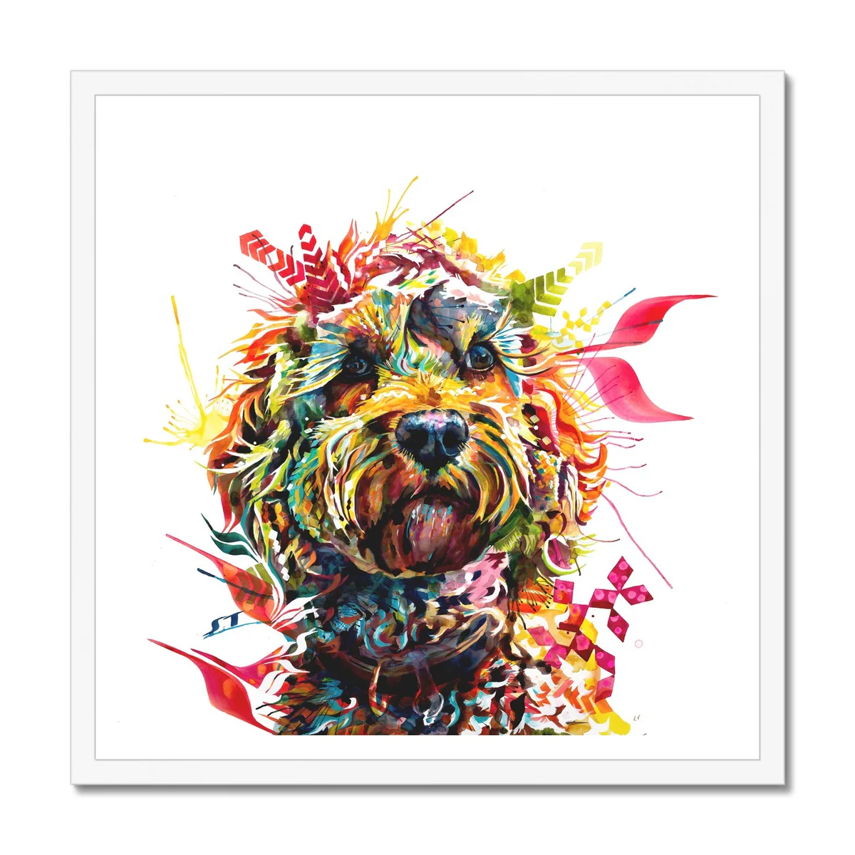 Mabel the Cockapoo Framed Print - Image 2