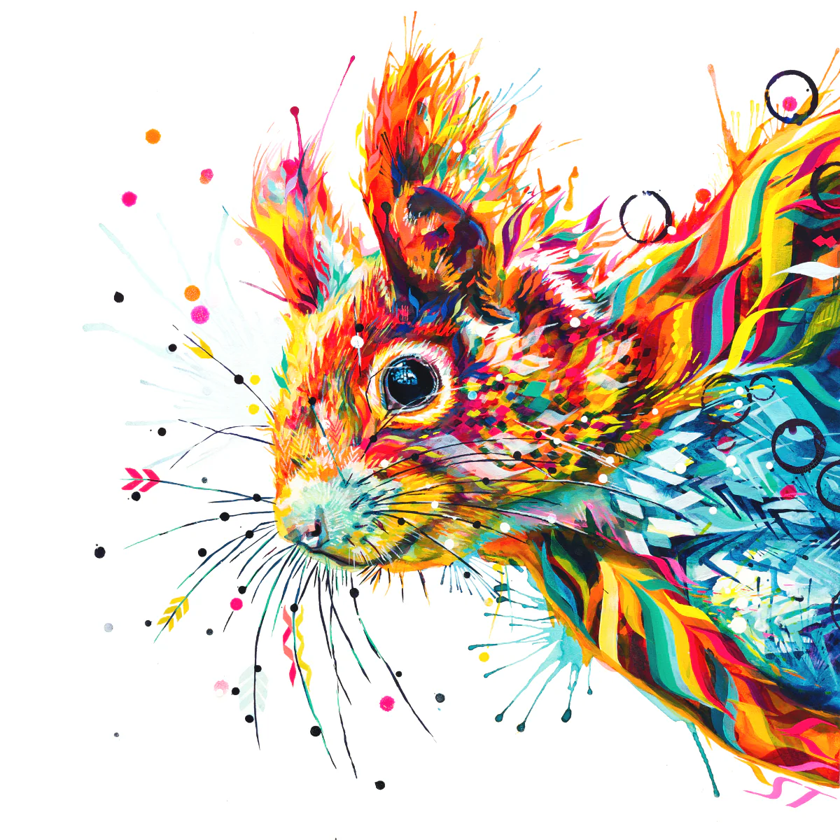 Cynthia the Squirrel Canvas - Image 7