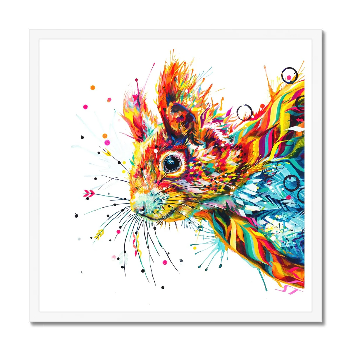 Cynthia the Squirrel Framed Print - Image 2