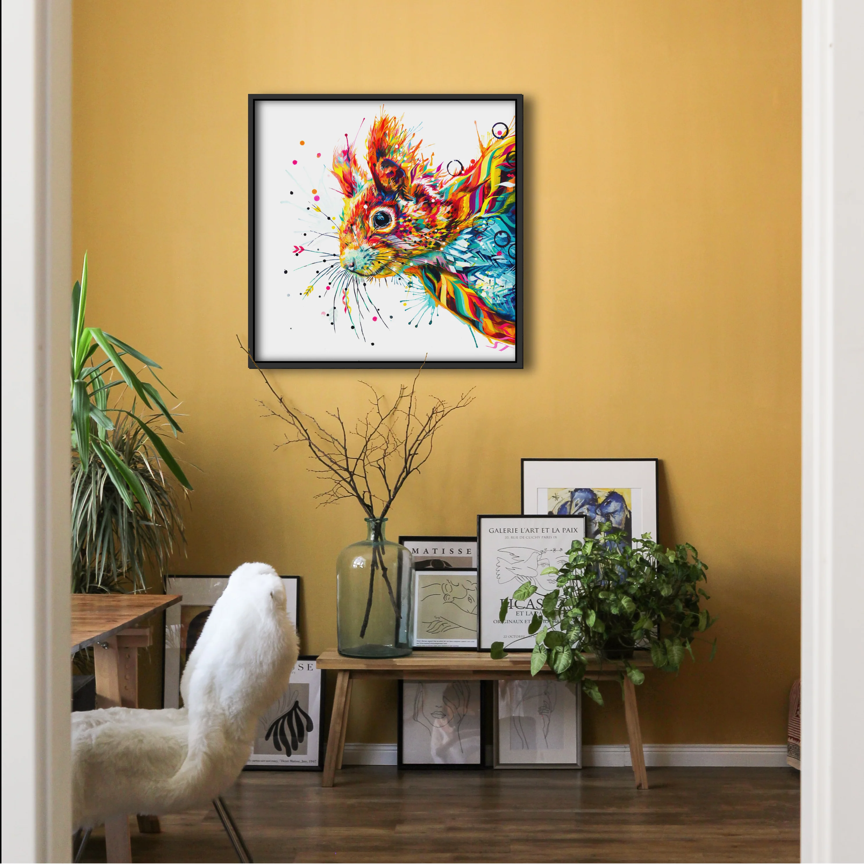 Cynthia the Squirrel - Original Painting - Image 2