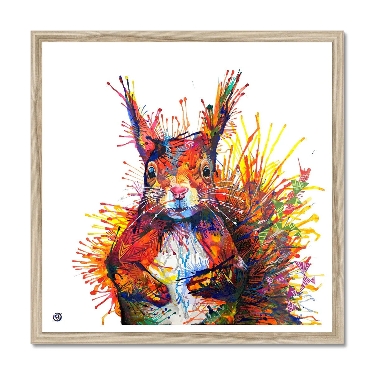 Cyril the Squirrel Framed Print - Image 3