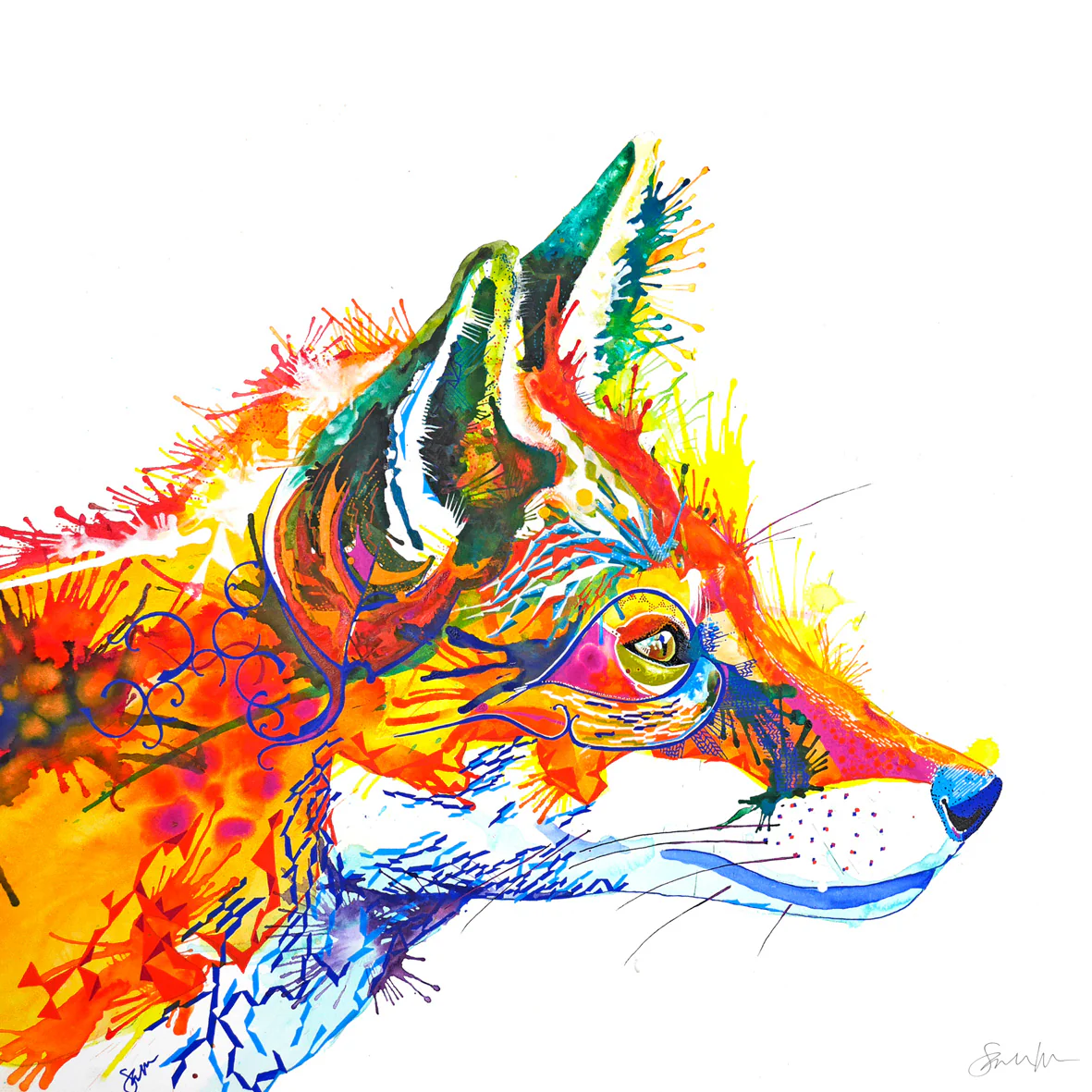 Embers the Fox Canvas - Image 6