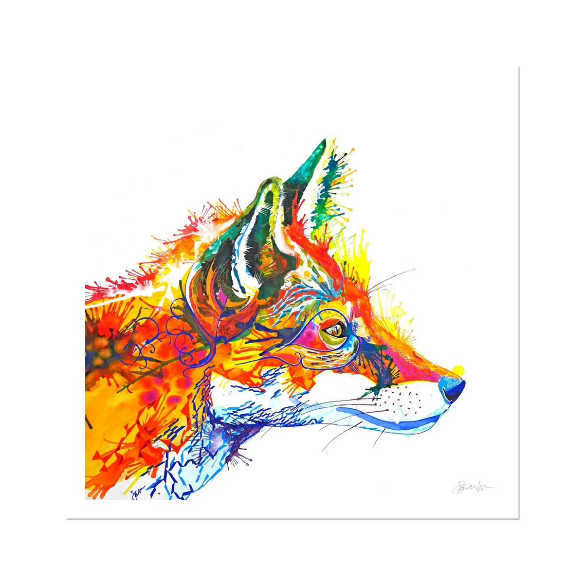 Embers the Fox Fine Art Print