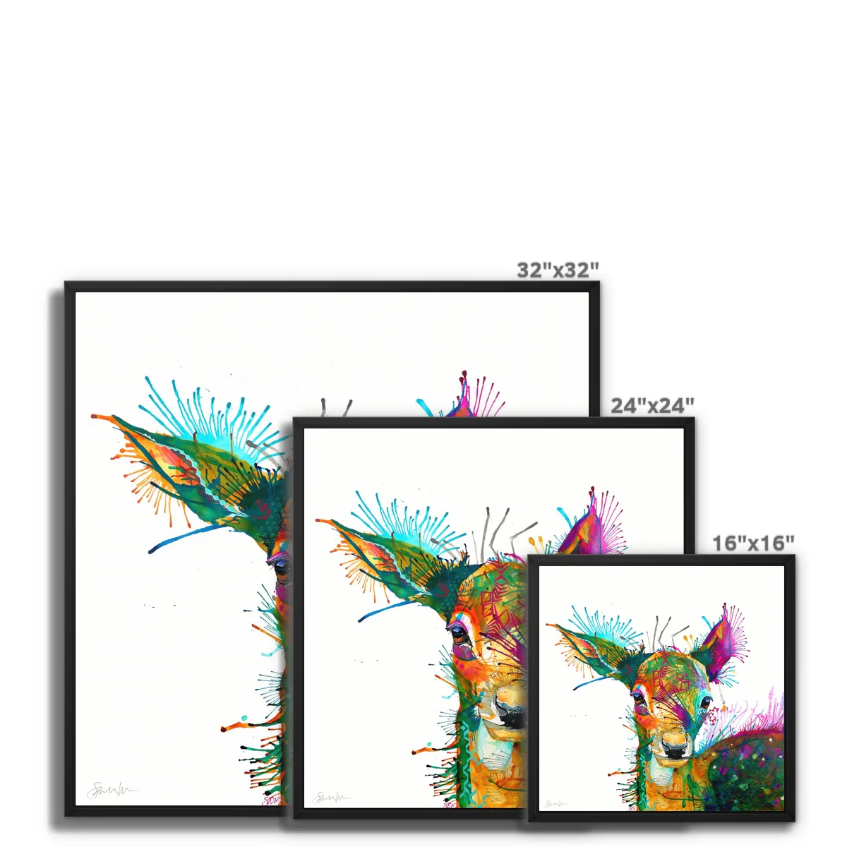 Fern the Deer Framed Canvas - Image 2