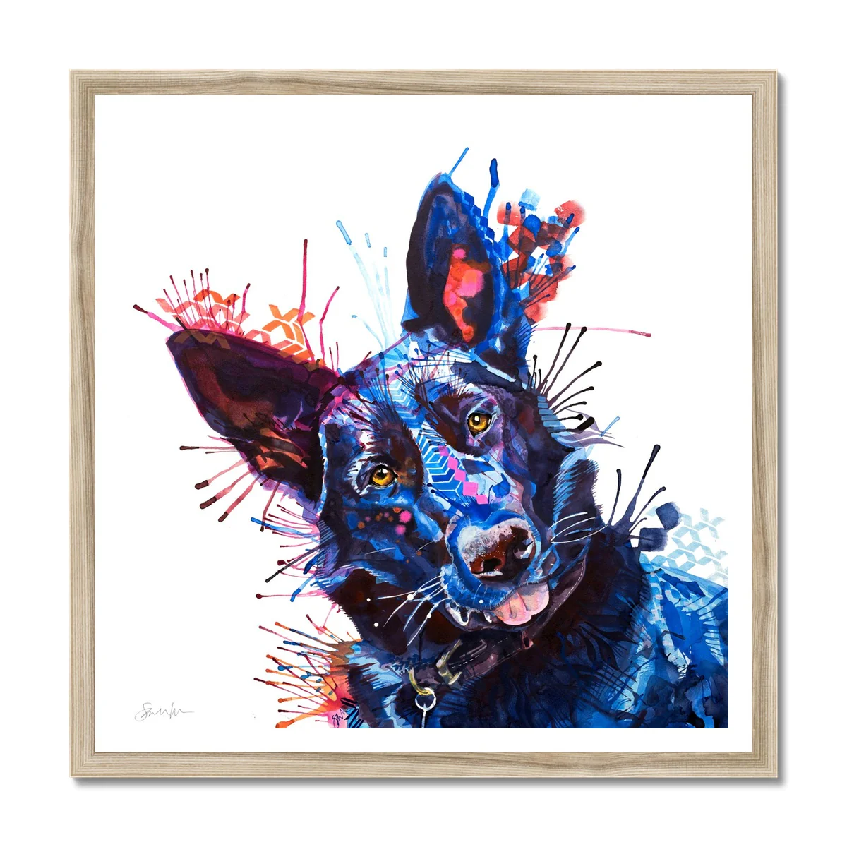 BettyBoo the German Shepherd Framed Print - Image 3