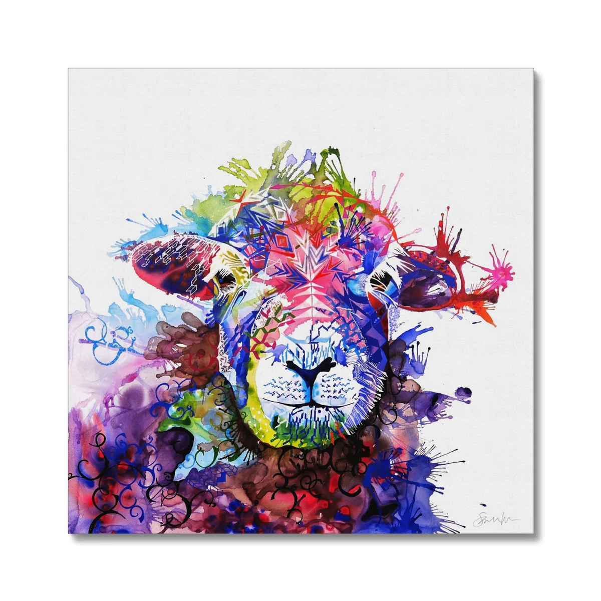 Gladys the Sheep Canvas