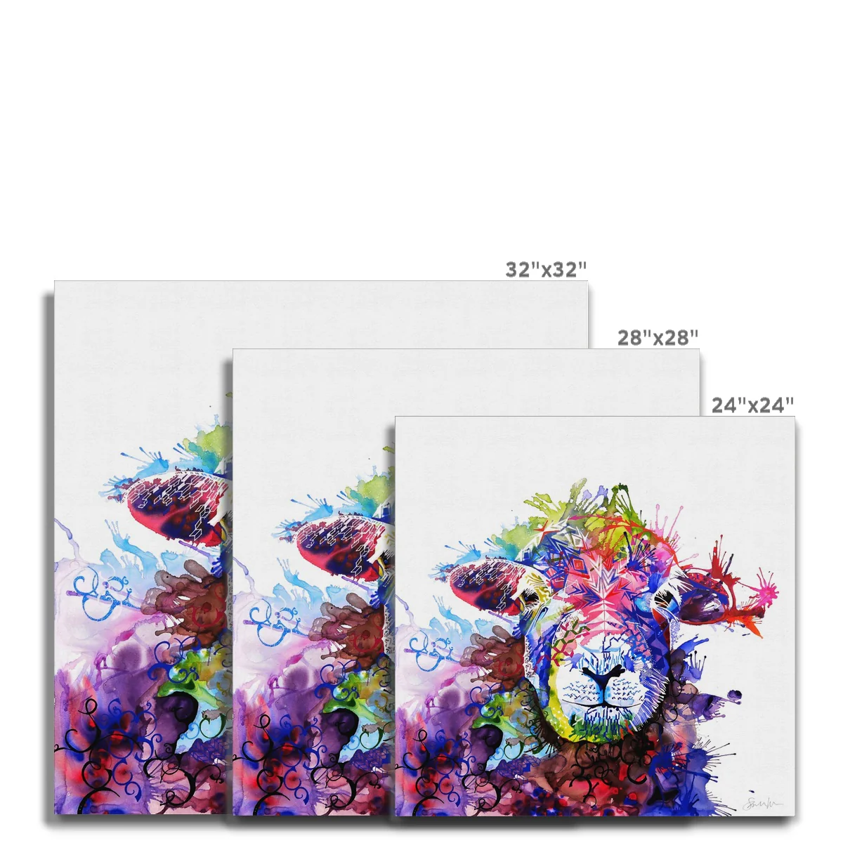 Gladys the Sheep Canvas - Image 5