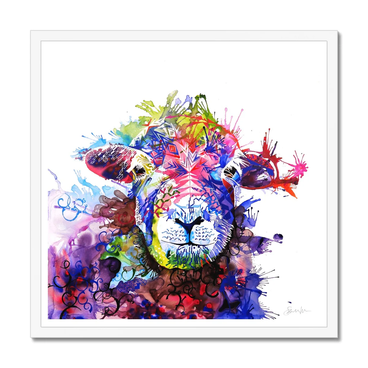 Gladys the Sheep Framed Print - Image 2