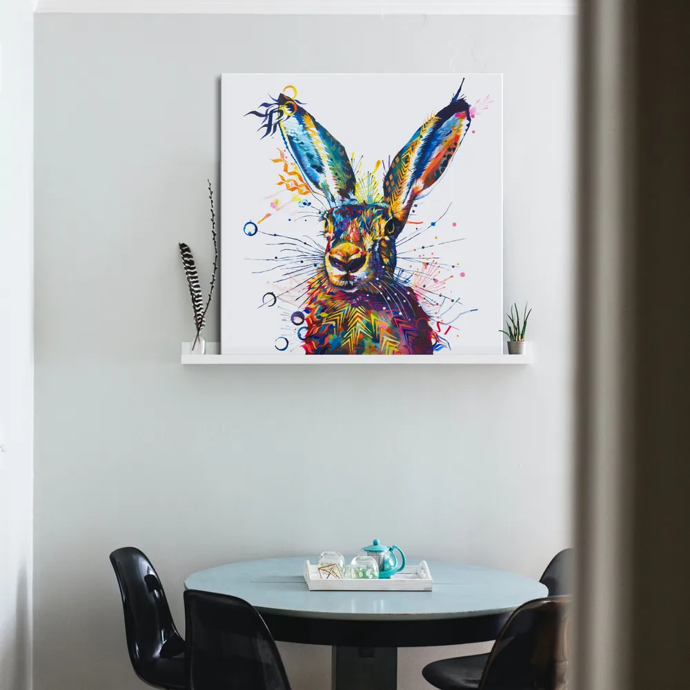 Hartley the Hare Canvas - Image 4