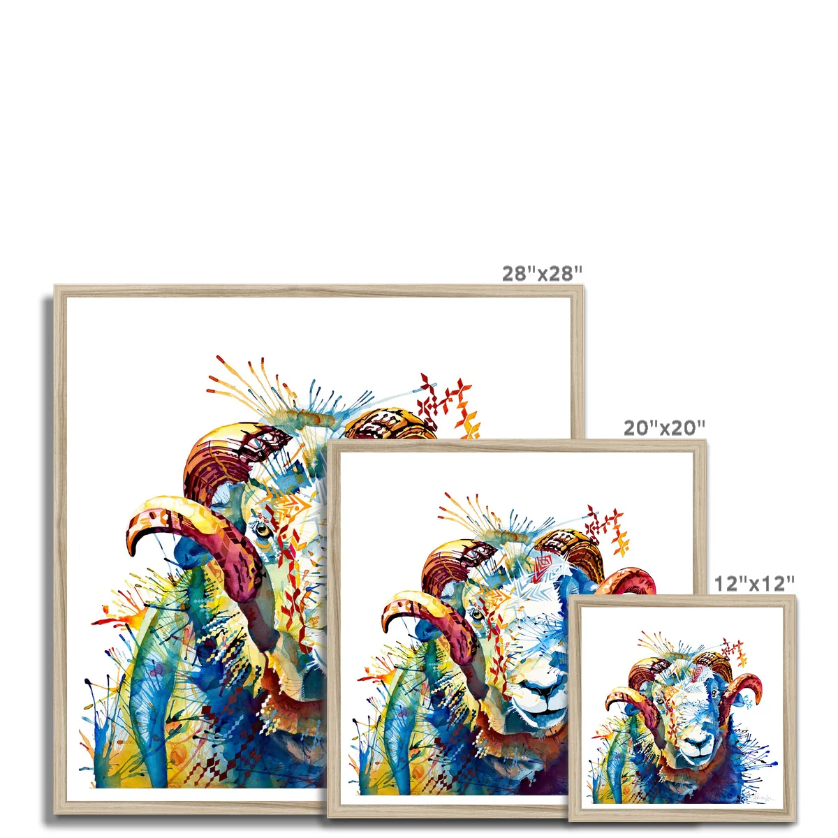 Heathcliffe the Sheep Framed Print - Image 10