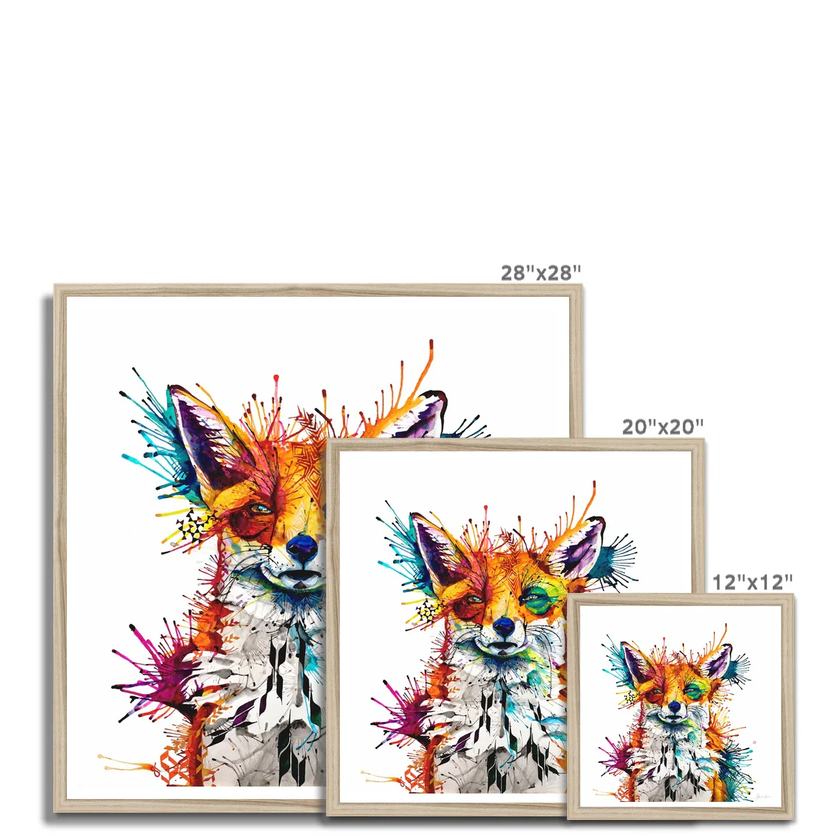 Hector the Fox Framed Print - Image 11