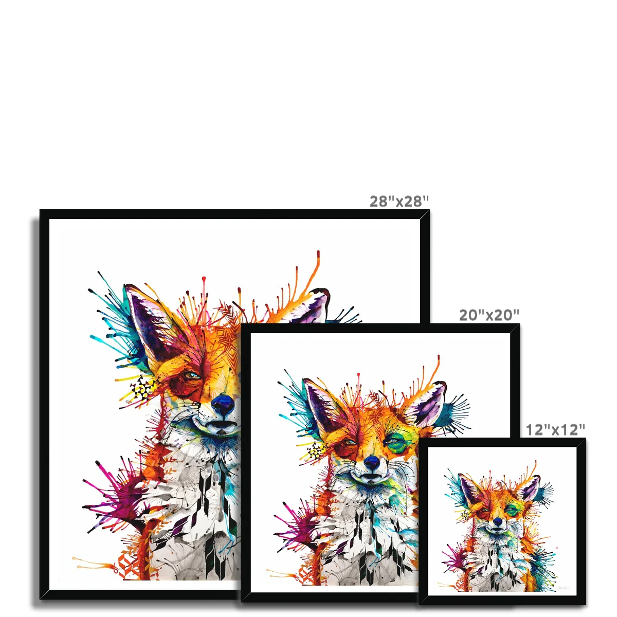 Hector the Fox Framed Print - Image 12