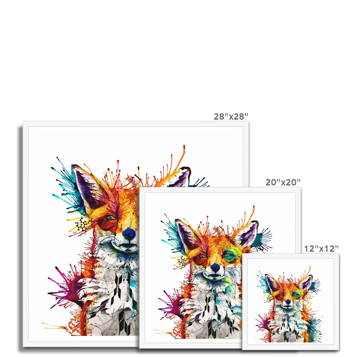 Hector the Fox Framed Print - Image 13