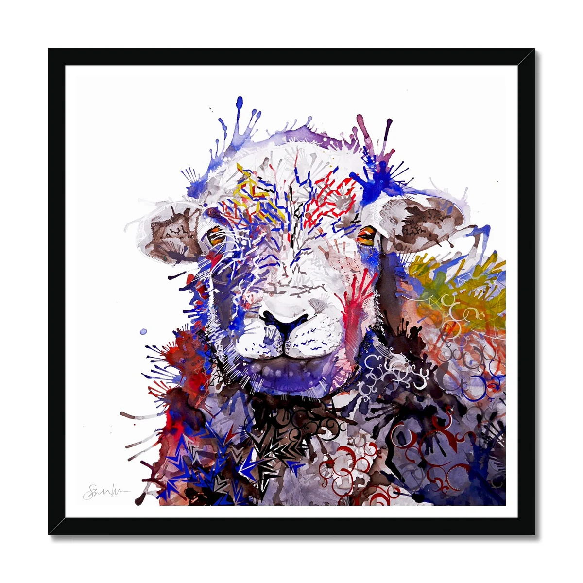 Herdy Gerdy Framed Print