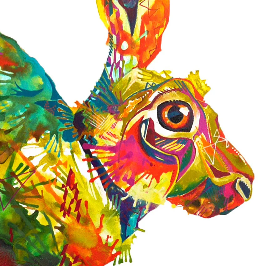 Here,Hare,Here... - Original Painting - Image 3