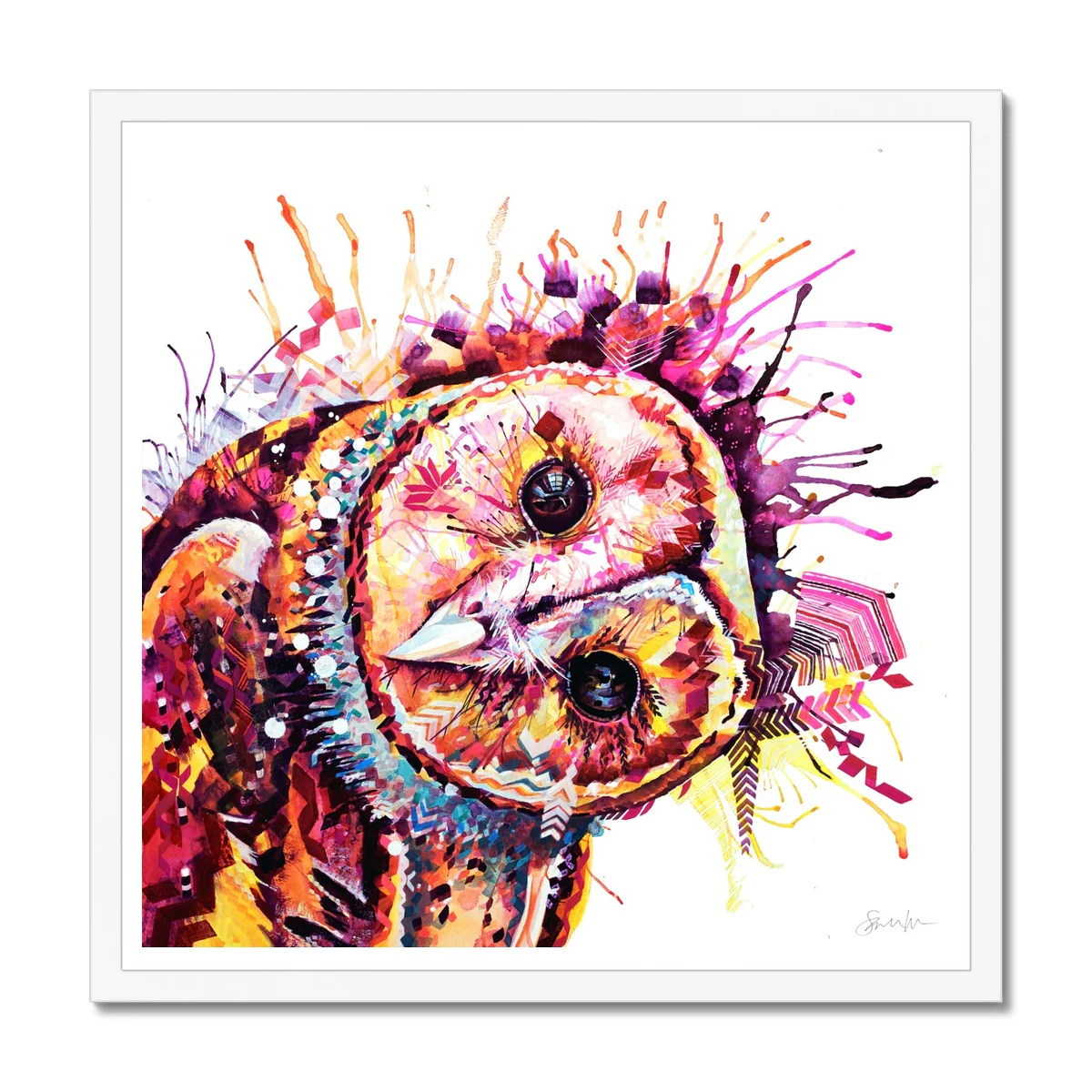 Hoot-a-nanny Owl Framed Print - Image 2