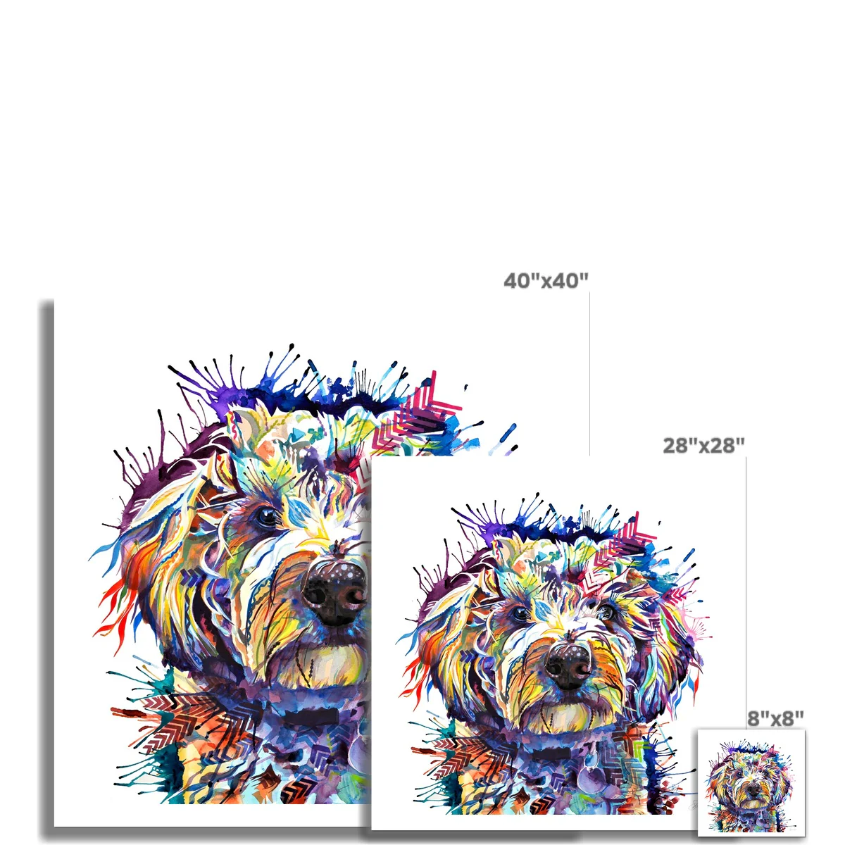 Jimmy the Westiepoo Fine Art Print - Image 3