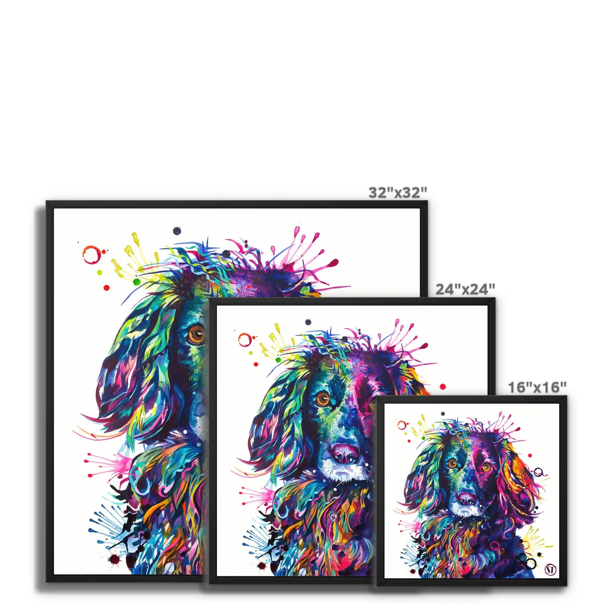 Loki the Cocker Spaniel Framed Canvas - Image 2