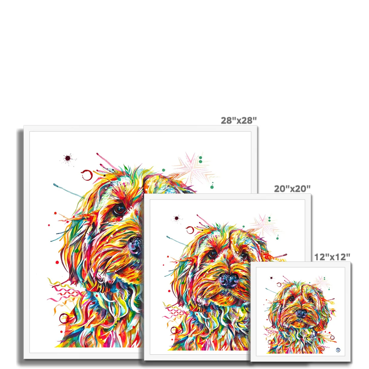 Luna the Labradoodle Framed Print - Image 7