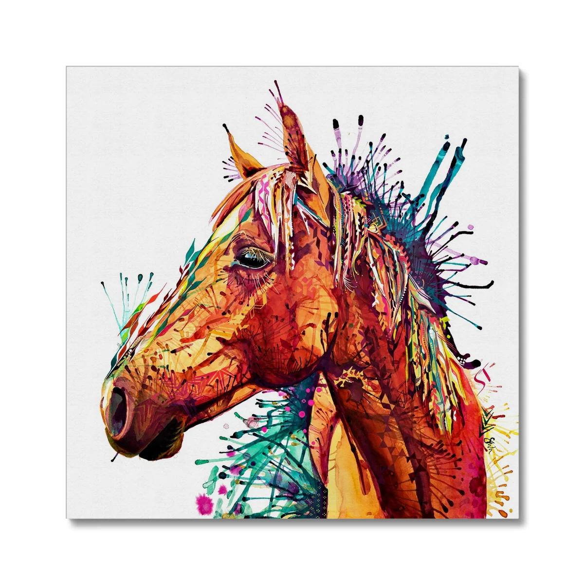 Margaret the Horse Canvas
