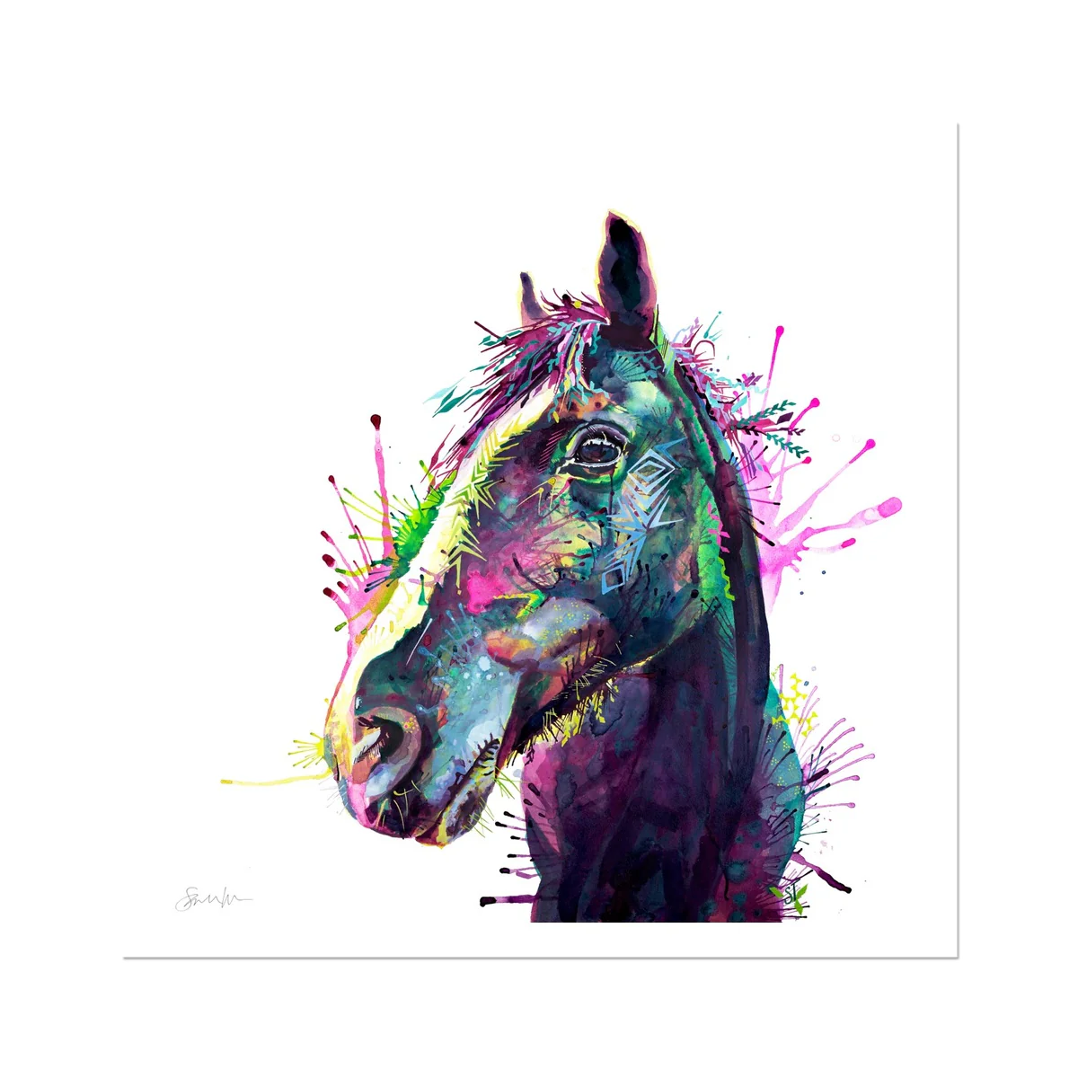 Miss Ellie the Horse Fine Art Print