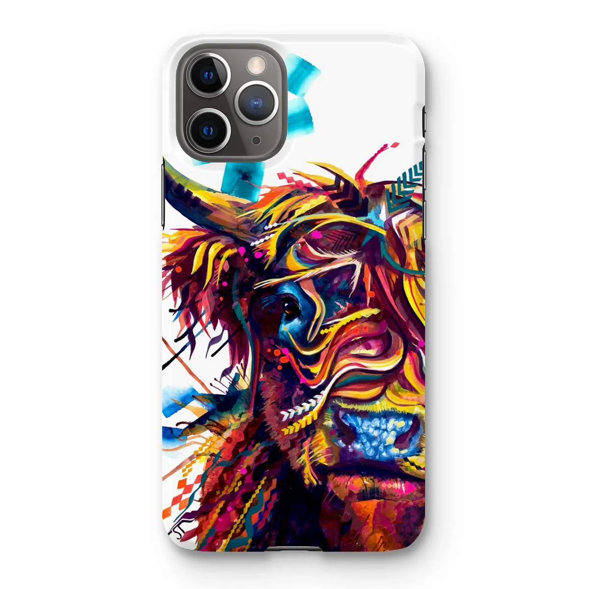 Morag the Highland Cow Phone Case - Image 25