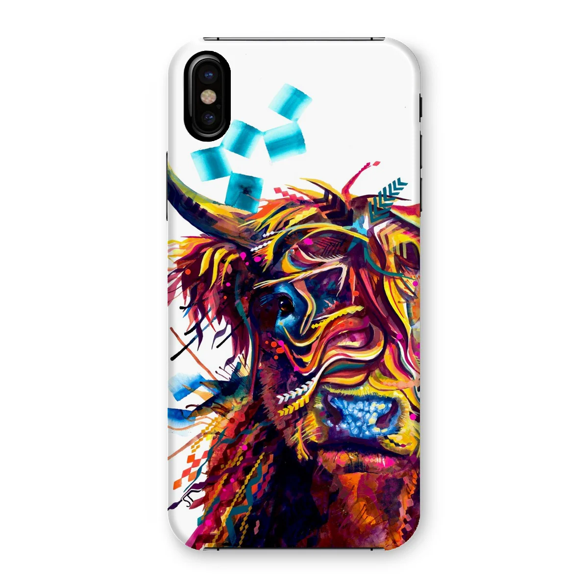 Morag the Highland Cow Phone Case - Image 36