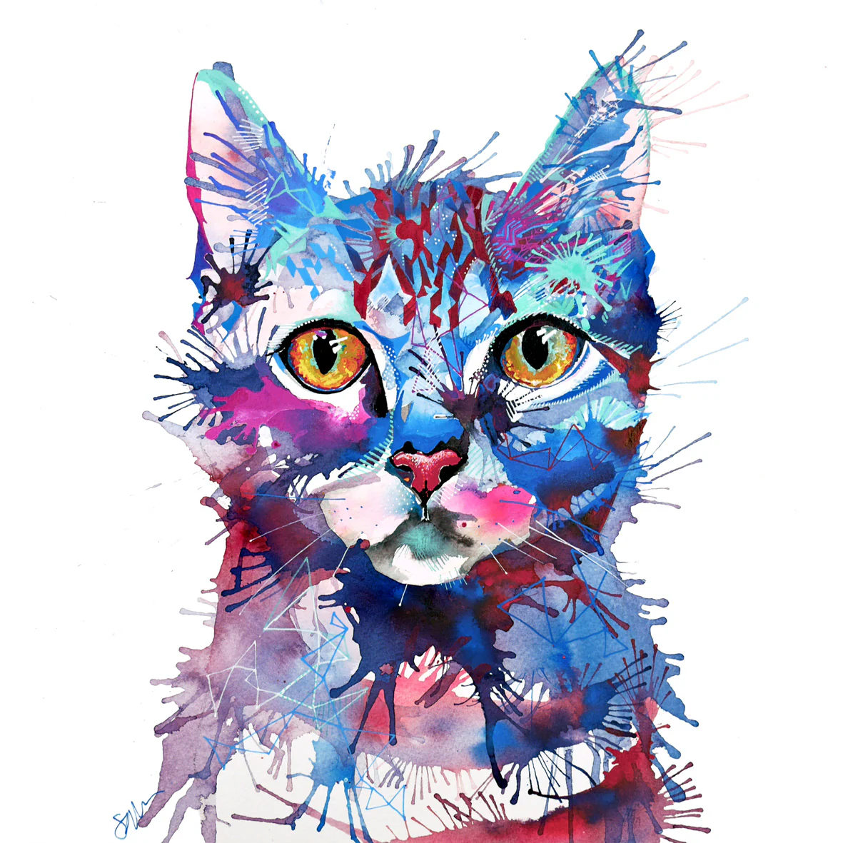 Mr Bojangles the Cat Canvas - Image 3