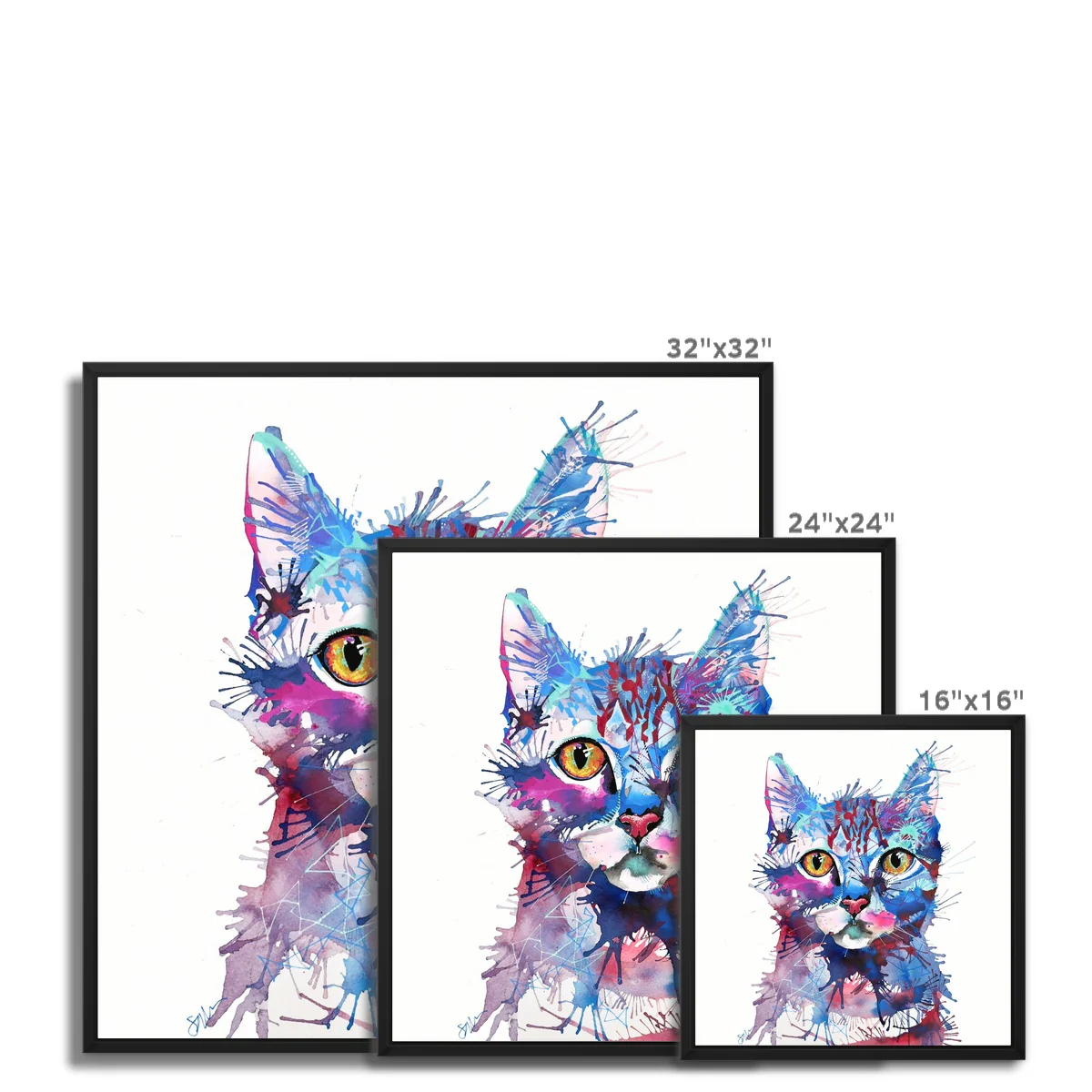 Mr Bojangles the Cat Framed Canvas - Image 2