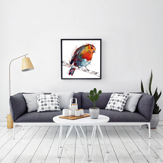 The Scarlet Pimpernel - Original robin painting - Image 2