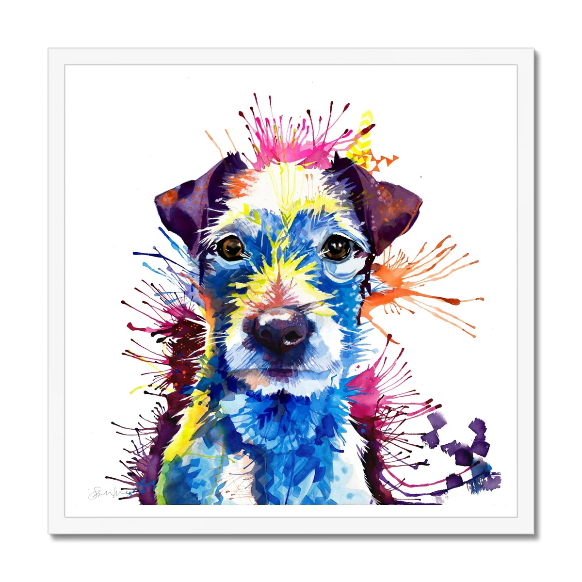 Luzie the Parson Russell Terrier Framed Print - Image 2