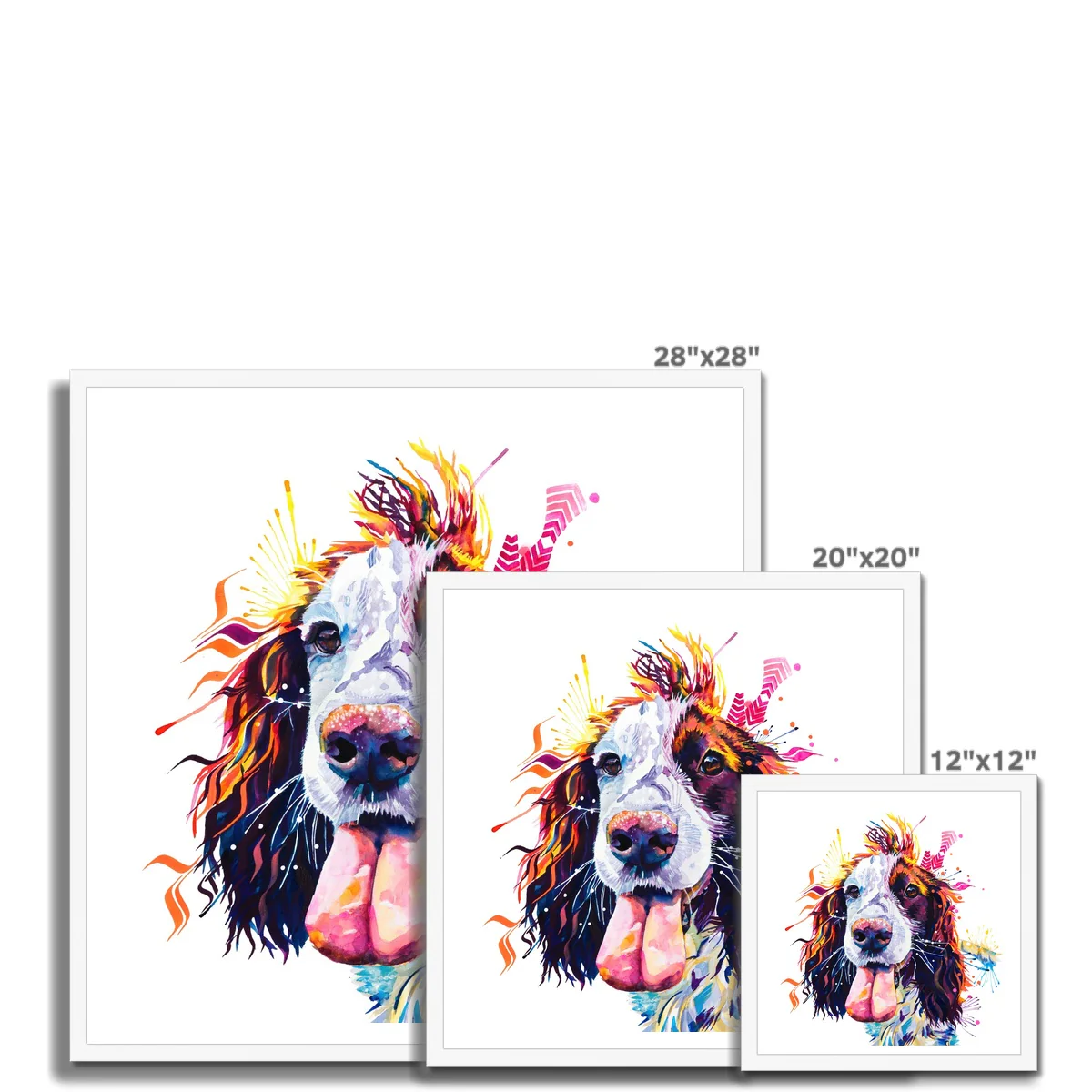 Patchy the Sprocker Framed Print - Image 10