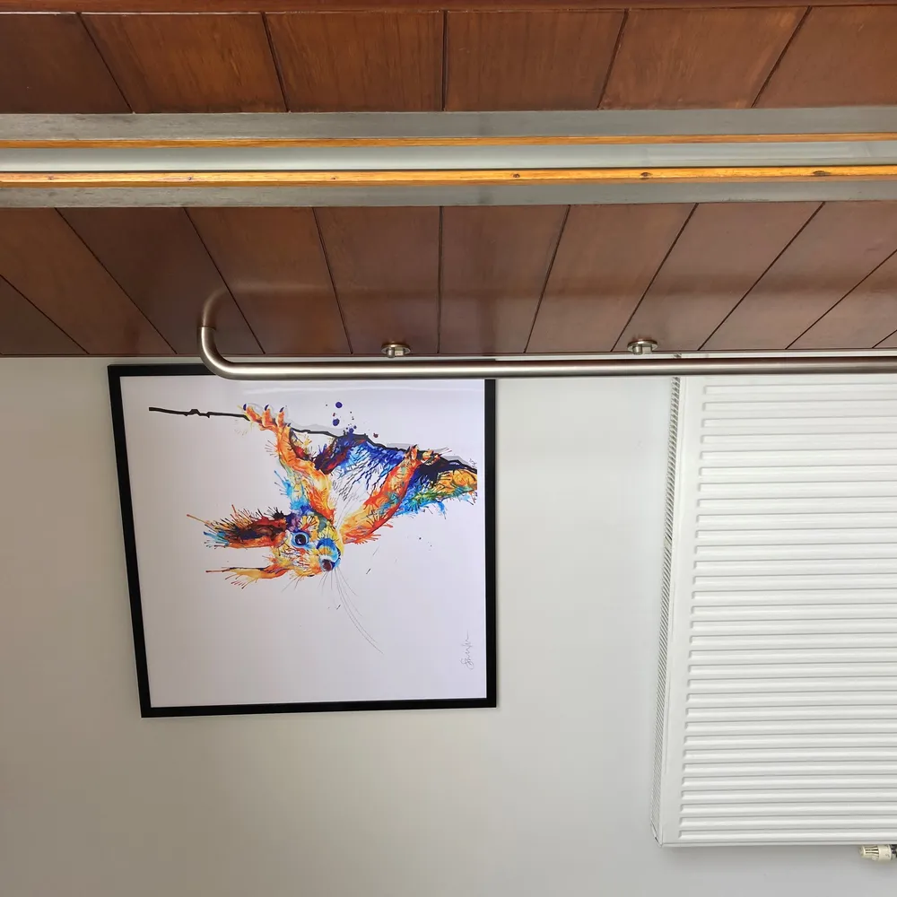 Percy the Squirrel Framed Print - Image 5