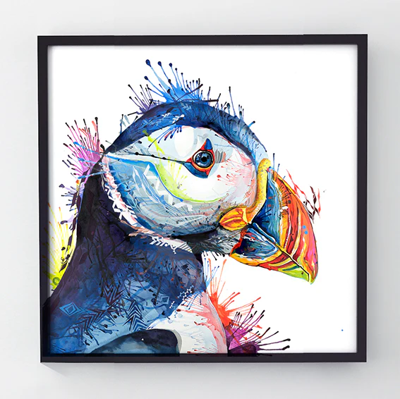 Peter Puffin - Original Puffin Painting