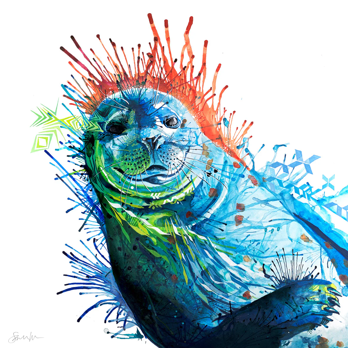 Seal of Approval Framed Canvas - Image 3